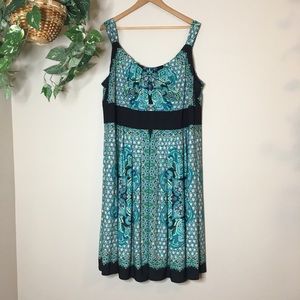 Multicolor Blue Semi Formal Dress